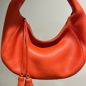 Cole Haan Orange Hobo Bag